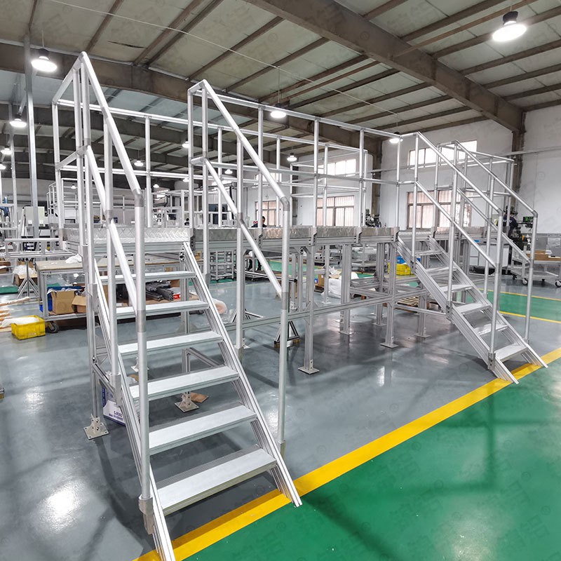 Immovable Aluminum Profile Stairs